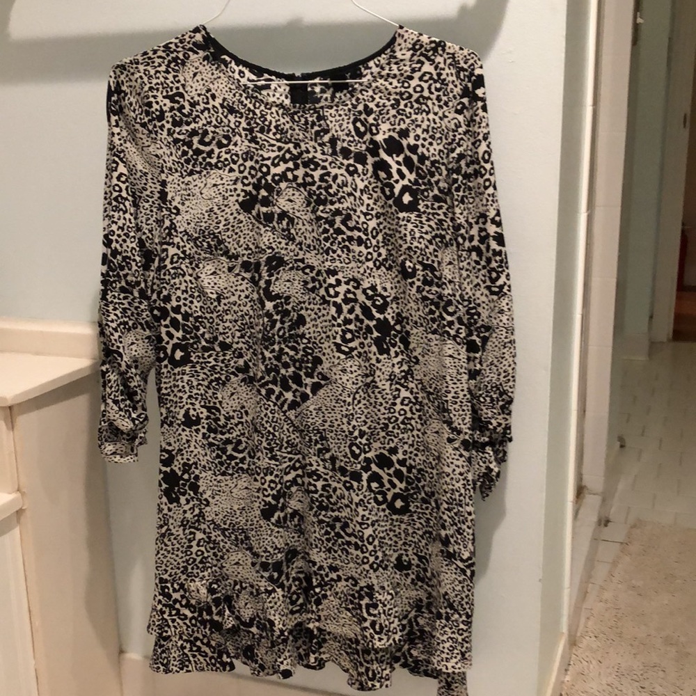 DKNY tunic dress with slip, size 14